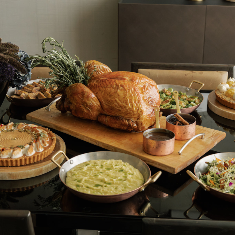 Thanksgiving Feast To Go (Serves up to 8, Whole Turkey - option for whole or carved)
