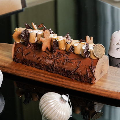 Chocolate Marshmallow Yule Log