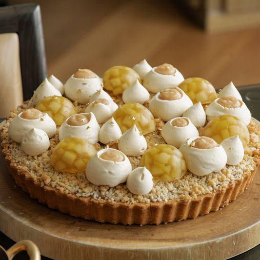 Four Seasons Apple Pie with Apple Tatin Dulcey Whipped Ganache